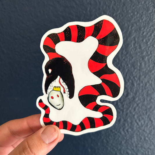 bow to no power, bow to no king sticker.