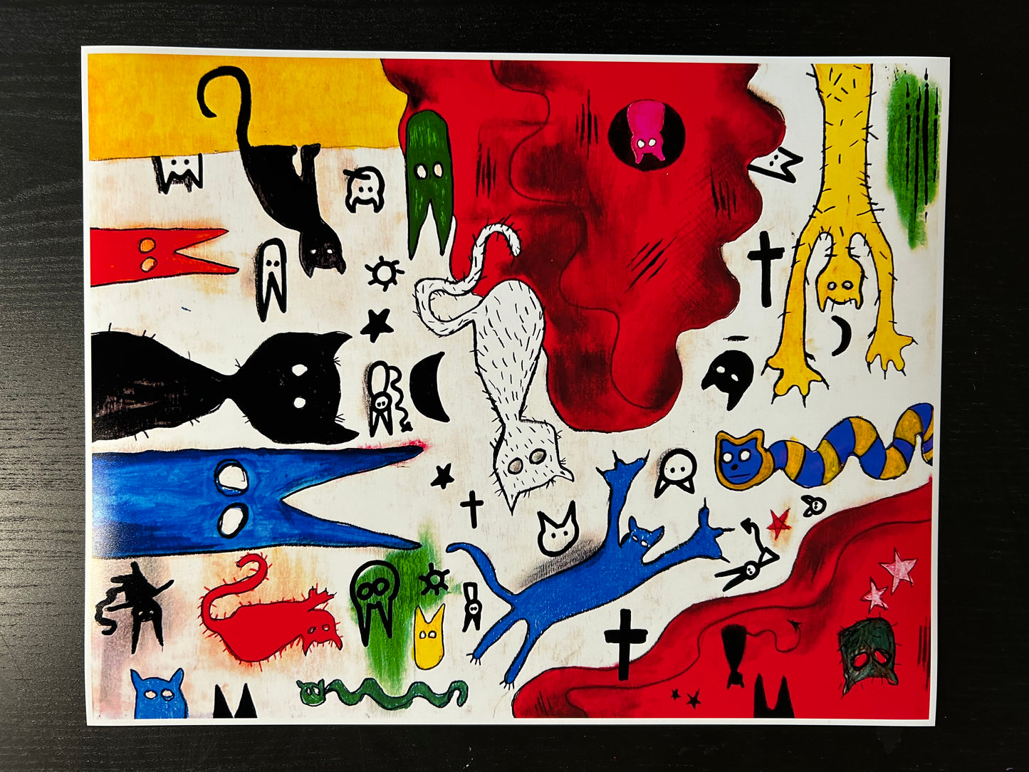 Gatos y demonios print