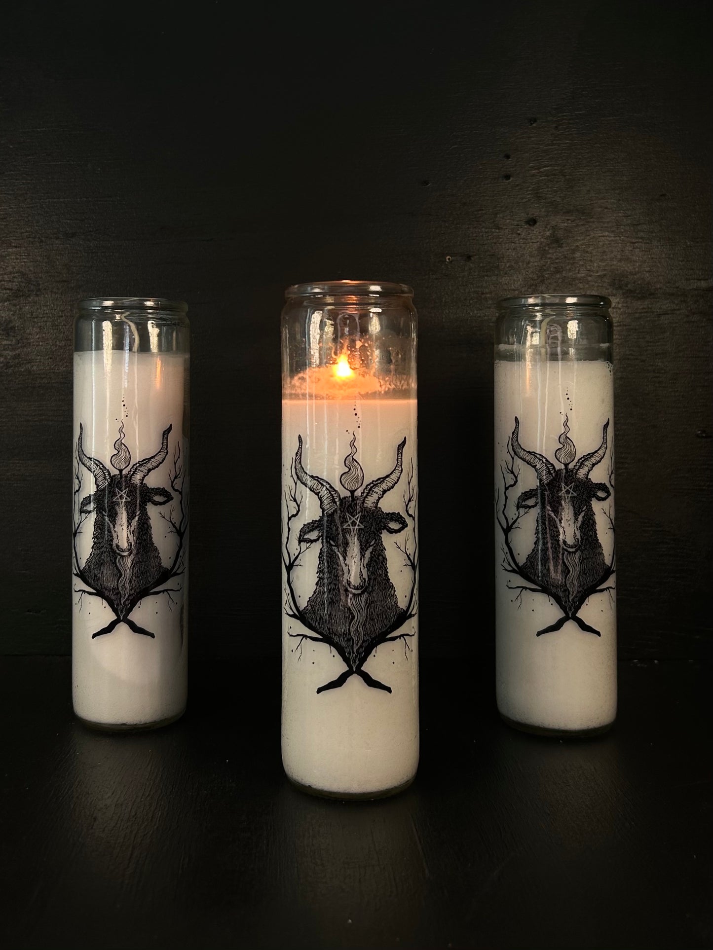 BAPHOMET altar candle
