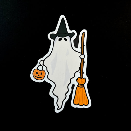 ghost dude sticker.