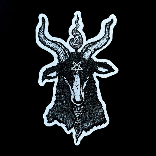 baphomet 1 sticker.